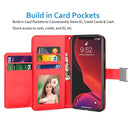 ¡Protege tu iPhone 11 Pro Max con estilo en Quetzaltenango con esta elegante funda cartera de cuero rojo!