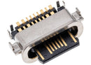 Reparación de puerto de carga tipo C con 18 pines y 6 puntos de anclaje en Quetzaltenango.