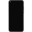 Pantalla completa original Honor View 20 Midnight Black, con marco, para reparación de display LCD del smartphone.