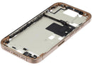 Tapa superior de iPhone 16 Pro (A3083) color titanio desierto, con pequeñas piezas y marco, repuesto OEM C.