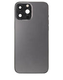 Tapa trasera con componentes pequeños para iPhone 13 Pro (Versión Internacional) (Original Usado: Grado A) (Grafito)