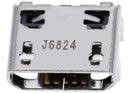 Puerto de carga USB Micro B utilizado con 06 pines y 4 puntos de anclaje, ideal para reparaciones en Quetzaltenango.