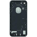 Tapa trasera usada iPhone 7 Jet Black A1660, A1778, A1779, repuesto para reparación, back cover Apple.