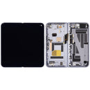 Pantalla OLED interna con marco color Moonstone para Google Pixel 10 Pro Fold, repuesto refurbished.