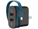 WILD FLAG CARGADOR DE PARED CON CABLE TIPO C NEGRO