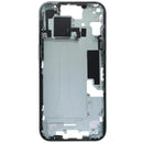 Chasis medio de iPhone 15 verde usado con puerto de carga y piezas pequeñas, compatible A2846, A3089, A3090.