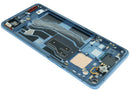 Pantalla LCD azul original para OPPO Find X3 Pro (CPH2173) con marco, ideal para reparación de pantalla rota.