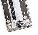 Pantalla LCD con marco para LG Q70 (Reacondicionado) (Plata Espejo)