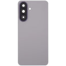 Tapa trasera de vidrio gris para Samsung Galaxy A57 5G (A576) con lente de cámara, repuesto Aftermarket Plus.
