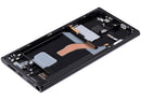 Pantalla OLED 120Hz para Samsung Galaxy S22 Ultra 5G, con marco en Graphite, Sky Blue y Red.