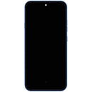 Pantalla LCD refurbished azul con marco para Nothing Phone (4a), ideal para reparación de display roto.