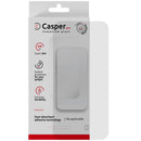 Protector de pantalla vidrio templado Casper Pro transparente para Motorola Moto G67, G77 y G87, vista frontal.