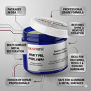 Pulidor de metal PolarTronix de 6 oz, ideal para aluminio, disipadores CPU/GPU, llantas y superficies metálicas.