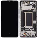 Pantalla OLED refurbished para Oppo Reno13 F 4G/5G, color Plume Purple, con marco. Repuesto de display.