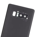 Tapa trasera con lente de camara para Samsung Galaxy Note 8 (Negro Medianoche)