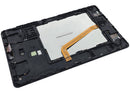Pantalla original Samsung Galaxy Tab A 10.5 (2018) negra con frame, repuesto para reparación T590, T595, T597.