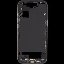 Marco medio blanco nube para iPhone Air A3260 usado con puerto de carga, ideal para reparación.