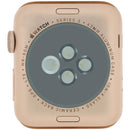 Carcasa trasera de aluminio color oro rosa para Apple Watch Series 3 (42mm) A1861, versión celular.