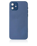 Tapa trasera con componentes pequeños pre-instalados para iPhone 12 (Versión EE.UU.) (Azul)