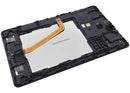 Pantalla original Samsung Galaxy Tab A 10.5 (2018) negra con frame, repuesto para reparación T590, T595, T597.