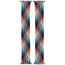 Correa Apple Braided Solo Loop Pride Edition trenzada multicolor para Apple Watch 44mm-49mm, tamaño 11, sobre fondo blanco.