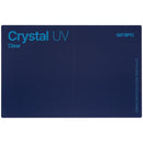 Protector de pantalla Wrapd Crystal UV transparente, paquete de 25 películas PET de repuesto, máxima claridad y protección.