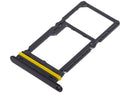 Bandeja SIM única negra para Samsung Galaxy A17 5G (A176), repuesto original.