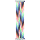Correa Apple Braided Solo Loop Pride Edition de 44-49mm, talla 2 pequeña, con trenzado multicolor vibrante para Apple Watch.