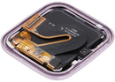 Pantalla completa con marco para Garmin Venu SQ 2020 Orchid Premium, repuesto para reparación display.