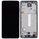 Pantalla OLED con marco para Samsung Galaxy A52 4G (A525 / 2021) / A52 5G (A526 / 2021) / A52S 5G (A528 / 2021) (6.46") (Morado Fantastico)