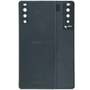Tapa trasera de cristal negra original para Sony Xperia 10 II, ideal para reparación de back cover.