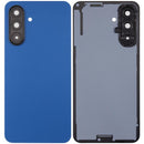 Tapa trasera azul brillante para Samsung Galaxy A17 5G, con lente de cámara integrada, ideal para reparación.