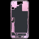 Chasis medio rosa iPhone 16 Plus (EU/Global) Grade A usado con puerto de carga y piezas.