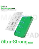 Almohadilla MagGrid BH15 2UUL con buffer de silicona, ideal para soldadura de chips electrónicos, color azul y negro.