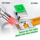 Pinza universal 2UUL FC01 negra con puntas finas para reparación y manipulación precisa de cable flex en talleres de electrónica.