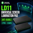 Set de 2 almohadillas 2UUL LD11 anti-burbujas para laminadora, color negro, textura suave SlowBack.