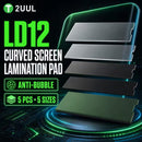 Pads de laminación 2UUL LD12 anti-burbujas, kit de 5 piezas para laminado de pantalla, SlowBack.