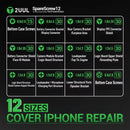 Kit de 330 tornillos 2UUL SC22 para reparación de iPhone, surtido de tamaños.