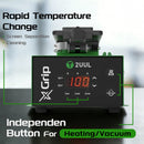 Separador de pantallas 2UUL SP02 Grip X con calor y ventosa, herramienta de reparación celular 110V.