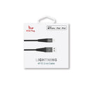 Cables WILD FLAG Cable  Lighting  Reforzado Negro -  1.2 Metros