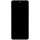 Pantalla LCD y digitalizador OPPO A5 Pro 5G con marco, color azul pluma, para reparación de pantalla.