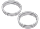 Anillo embellecedor blanco para cámara trasera de iPhone 17, juego de 2 piezas, paquete de 10 para reparación.