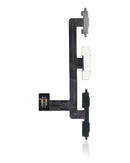 Flex cable plateado para Sony Xperia 10 con lector de huella, botón de encendido y volumen.