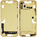 Carcasa intermedia con botones de encendido y volumen para iPhone 14 Plus (Version Internacional) Amarilla