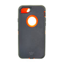Estuche  Defender Gris / Naranja IPHONE 7 | 8 PLUS
