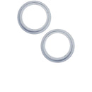 Aro del bisel para camara trasera para iPhone 15 / 15 Plus (Azul) (Set de 2 piezas)