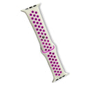 Pulsera nike blanco  /  fucsia APPLE WATCH 42 / 44 MM
