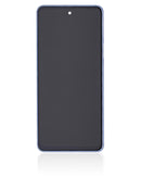 Pantalla refurbished negra para LG Q92 5G / Q920 con frame, lista para repuesto y reparación.