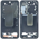 Marco medio original Samsung Galaxy S23 5G Phantom Black, repuesto Service Pack para reparación de chasis.