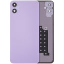 Tapa trasera blanca para Samsung Galaxy A05 4G A055 con lente de cámara, pieza de repuesto.